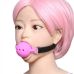 Кляп у рот БДСМ силіконовий рожевого кольору DS Fetish Silicone gag pink розмір М Кляп у рот БДСМ силіконовий рожевого кольору DS Fetish Silicone gag pink розмір М