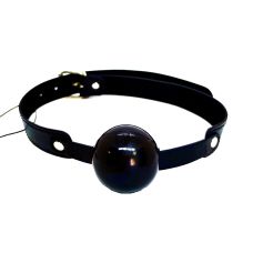 Кляп шарик в рот БДСМ черного цвета DS Fetish Ball gag rubber black