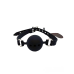 Кляп шарик в рот БДСМ черного цвета DS Fetish Mouth silicone gag размер L 