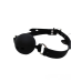 Кляп шарик в рот БДСМ черного цвета DS Fetish Mouth silicone gag размер L 