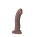 Фалоімітатор 18 см/3,8 см реалістичний силіконовий для точки G з ефектом еякуляції POP DILDO коричневий