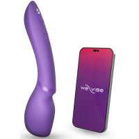 Смарт вібромасажер Ванд Мікрофон фіолетовий We-Vibe Wand 2