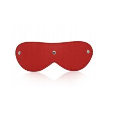 Маска на глаза БДСМ красного цвета с заклепками DS Fetish Blindfold red
