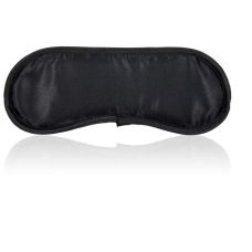 Маска на глаза БДСМ для постельных сцен черного цвета DS Fetish Blindfold black satin