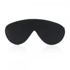 Маска на глаза БДСМ искусственная кожа черная DS Fetish