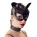 Маска на глаза кошечка для ролевых игр черная DS Fetish