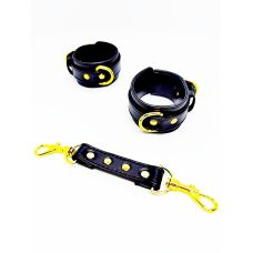 Наручники БДСМ чорного кольору DS Fetish Wrist restraints black