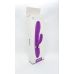Вибратор с отростком для клитора силиконовый фиолетового цвета Boss series Diana 