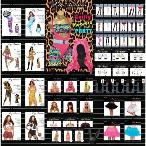 Перука з волоссям середньої довжини хвилястим сіро чорного кольору Leg Avenue