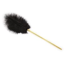 Щекоталка БДСМ металлическая золотистого цвета DS Fetish длина 410 мм