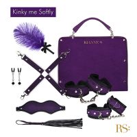 Набор госпожи для БДСМ фиолетового цвета Rianne S 7 предметов
