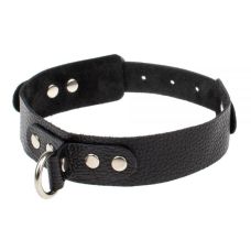 Нашийник для людини sLash Obediense шкіряний чорний