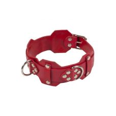 Нашийник для людини sLash VIP Leather Collar Шкіряний червоний