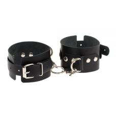 Оковы для фиксации рук кожаные sLash Obediens черные