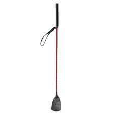 Стек для телесных наказаниый кожаный sLash Hard Flapper Чёрный/Красный