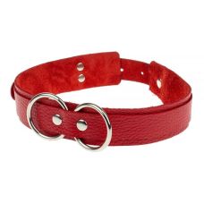 Нашийник для людей sLash Secret Desire Шкіряний червоний