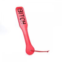 Шлепалка с надписью BITCH БДСМ красного цвета DS Fetish длина 315 мм