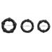 Набор эрекционных колец разного диаметра и структур Beaded Cock Rings 291005