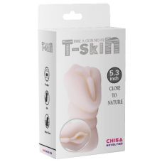 Реалистичная вагина-мастурбатор белого цвета CHISA T-skiN - TACO TUNA