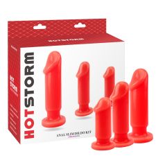 Набір анальних стимуляторів з вібропулею Chisa Chisa Hotstorm-Anal Slim Dildo Kit