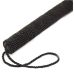 Флоггер БДСМ из плотных сплетенных веревок черно розового цвета DS Fetish Rope flogger black pink