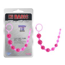 Анальний ланцюжок рожевий CHISA HI BASIC-SASSY Anal Beads
