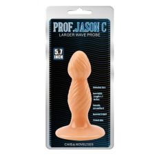 Анальний плаг на присоску Chisa Large Wave Probe тілесний