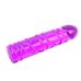 Фалоімітатор реалістичний рельєфний фіолетовий CHISA HI-BASIC VIVID JELLY DILDO