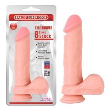 Фаллоимитатор 21/4,3 см на присоске бежевый реалистичный CHISA Ronnie Price 21 см