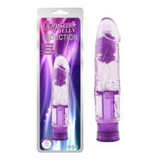 Вибратор гелевый фиолетовый Chisa Seduction Crustal Jelly 