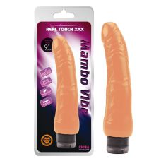 Вібромасажер реалістик з рельєфною головкою тілесного кольору CHISA Mambo Vibe-Flesh