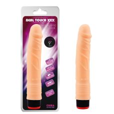 Рельєфний вібромасажер тілесного кольору CHISA Real Touch XXX Vibe Cock