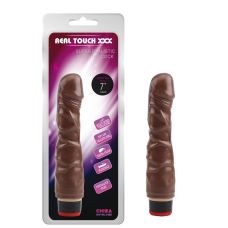 Вібратор реалістик вагінальний коричневий CHISA 8