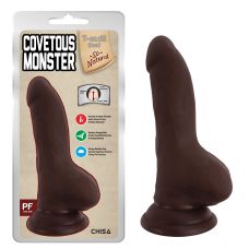 Фаллос на присоске реалистичный коричневый CHISA Covetous Monster Brown