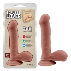 Фаллос на присоске реалистичный бежевый CHISA Topless Lover Flesh