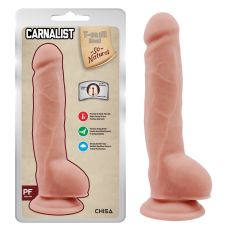 Фаллос на присоске реалистичный бежевый CHISA Carnal Pleasure Flesh