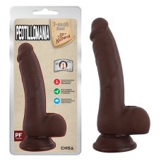 Фаллос на присоске реалистичный коричневый CHISA Peotillomania Brown