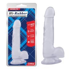 Фалоімітатор реалістичний на присоску прозорий CHISA 7.7 Inch Dildo