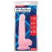 Фалоімітатор 19,5 / 3,3 см на присоску реалістичний рожевий CHISA 7.7 Inch Dildo Pink