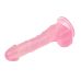 Фалоімітатор 19,5 / 3,3 см на присоску реалістичний рожевий CHISA 7.7 Inch Dildo Pink