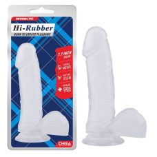 Фалоімітатор реалістичний на присоску прозорий CHISA 7.7 Inch Dildo