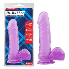 Фалоімітатор на присоску реалістичний фіолетовий CHISA 7.7 Inch Dildo Purple