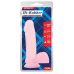 Фалоімітатор на присоску реалістичний рожевий CHISA 7.7 Inch Dildo Pink