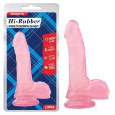 Фаллоимитатор реалистичный на присоске розовый CHISA 7.5 Inch Dildo