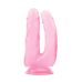 Подвійний анально вагінальний фалоімітатор на присоску рожевий CHISA Hi Rubber 6.3 Inch Dildo Подвійний анально вагінальний фалоімітатор на присоску рожевий CHISA Hi Rubber 6.3 Inch Dildo
