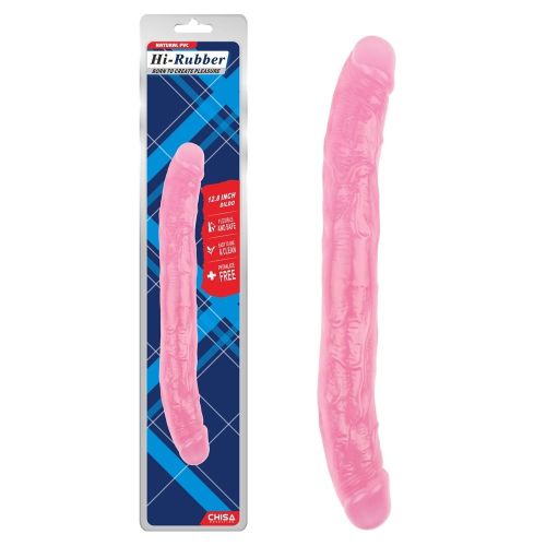 Двосторонній фалоімітатор рожевий CHISA 12.8 Inch Dildo