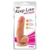 Фалоімітатор на присоску реалістичний бежевий CHISA Keep Love Juicy Dildo
