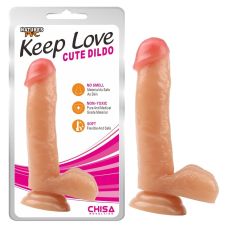 Фалоімітатор реалістичний на присоску тілесний CHISA Keep Love Cute Dildo