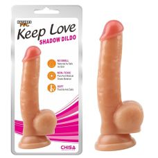 Фалоімітатор на присоску реалістичний бежевий CHISA Keep Love Shadow Dildo