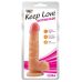 Фалоімітатор 19/3, 7 см на присоску реалістик тілесний CHISA Keep Love Rhythm Dildo